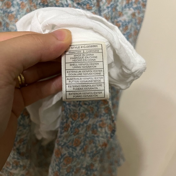 Floral mini sundress with ruffle details - Picture 4 of 6